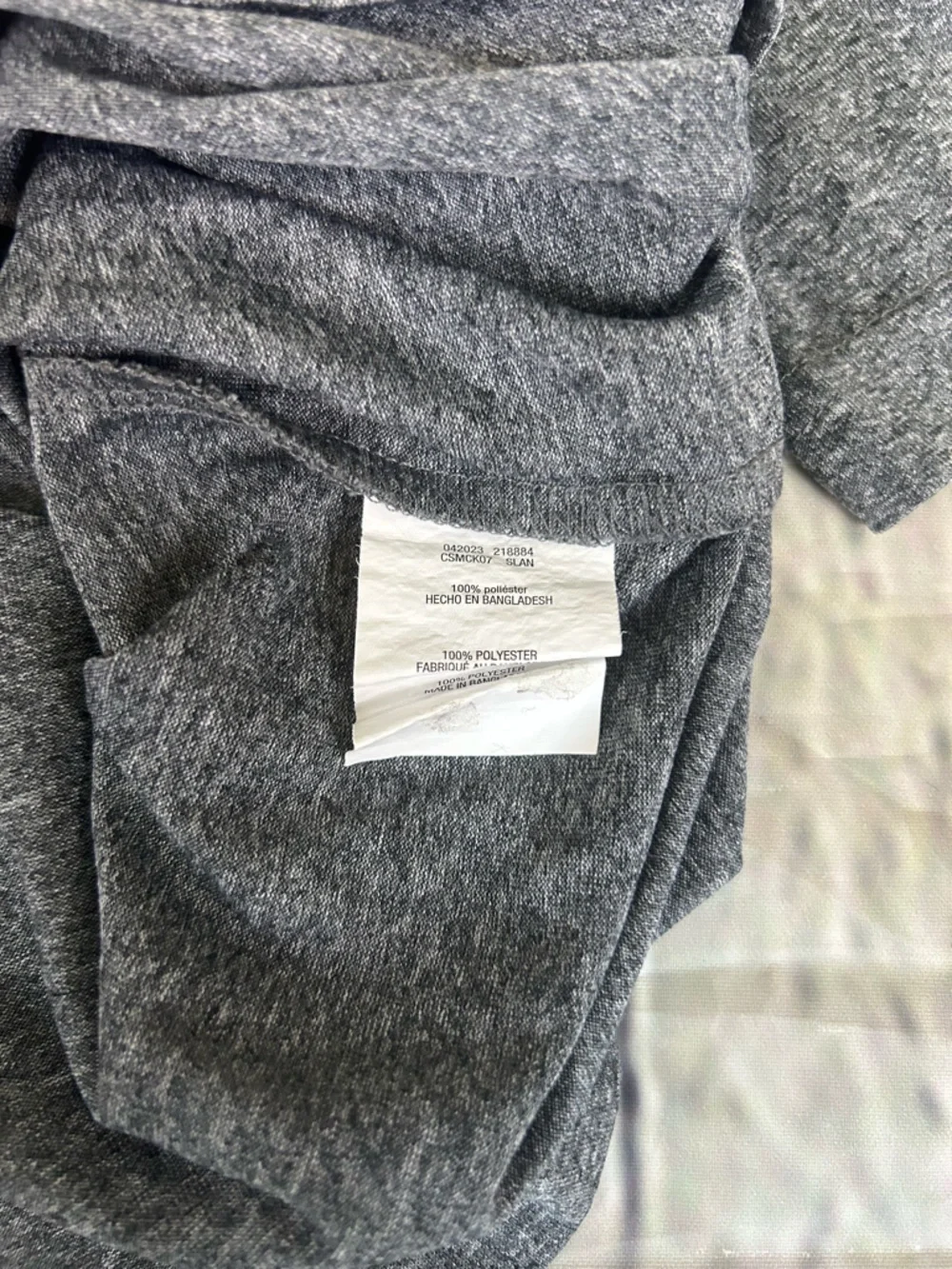 Gray Ohio state Buckeyes tee shirt moisture wicking performance fabric champion - Picture 6 of 6